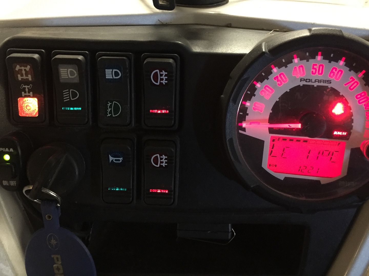 Light project and switches PRC Polaris Ranger Club